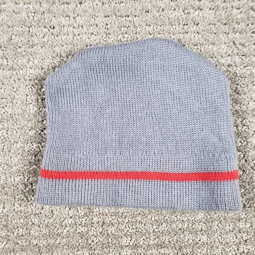 Obermeyer Vintage 80s Wool Beanie Hat Gray Adult One size Winter Ski Skull Cap